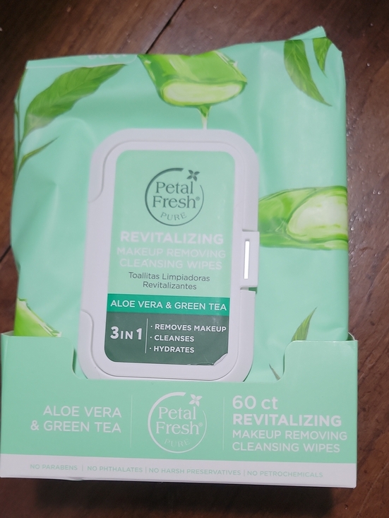 Other - Petal fresh makeup removing cleansing wipes three in one aloe vera and green tea